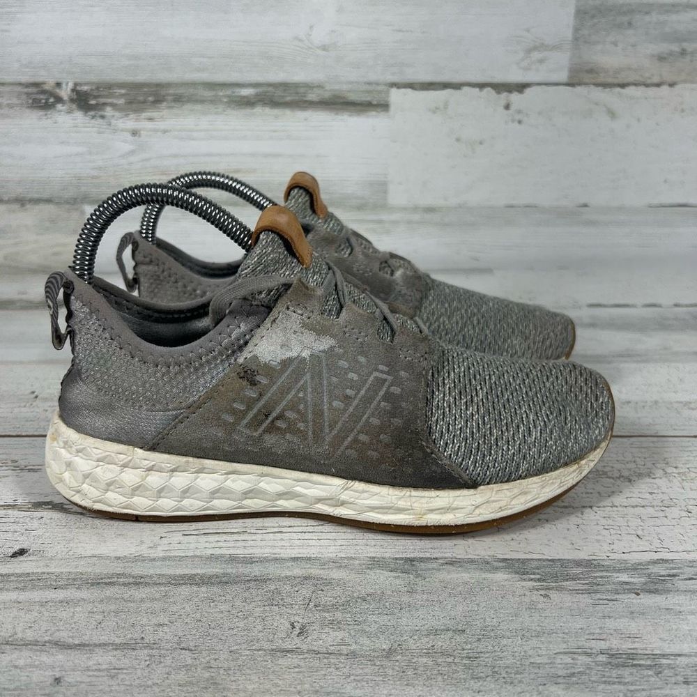 New Balance Womens Fresh Foam Cruz V1 Sneaker Athletic Shoes‎ Gray Size 7.5